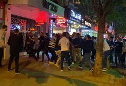 Galatasaray - Fenerbahçe derbisi sonrası Bursa'da taraftlar kavga etti!