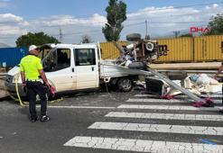 Kayseri'de iki kamyonet çarpıştı: 1 ölü, 4 yaralı