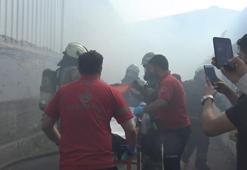 Avcılar'da mobilya fabrikasında yangın! Mahsur kalan 1 işçi kurtarıldı