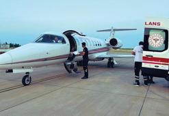 Mardin'de 4 yaşındaki Asmin'in imdadına ambulans uçak yetişti