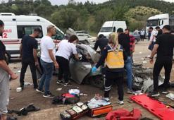 Adıyaman'da feci kaza! Otomobil ile TIR çarpıştı: 2 ölü, 3 yaralı