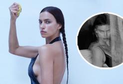 Irina Shayk bikinili pozlarını paylaştı! Ünlü modelin kusursuz fiziği göz kamaştırdı
