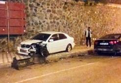 Gümüşhane’de zincirleme kaza: 4 kişi yaralandı