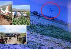 2 pilotun şehit olduğu uçak kazasından yeni görüntü