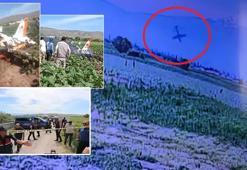 2 pilotun şehit olduğu uçak kazasından yeni görüntü