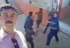 Okulda şiddet! Öğrencinin yakınları okul müdürü ve hizmetliyi zincirle darbetti