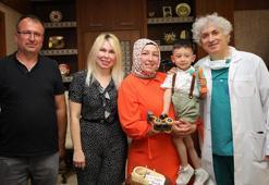 'Mucize bebek'ten Prof. Dr. Özkan'a ziyaret
