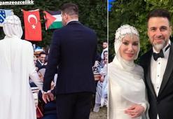 Sürpriz nikah! Gamze Özçelik ile oyuncu Reshad Strik evlendi