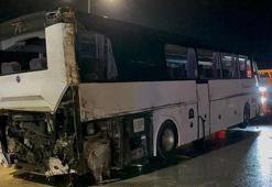 Kuzey Marmara Otoyolu'nda yolcu otobüsü devrildi