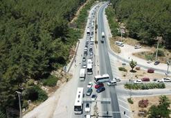 Bodrum'a 3 günde 175 bin araç giriş yaptı