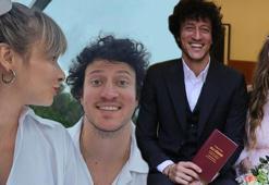 Müge Boz-Caner Erdeniz çiftinden romantik kutlama! 'Hem bakmaya hem öpmeye doyamadım'