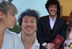 Müge Boz-Caner Erdeniz çiftinden romantik kutlama! 'Hem bakmaya hem öpmeye doyamadım'