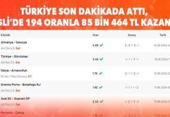 Türkiye son dakikada attı, Misli’de 194 oranla 85 bin 464 TL kazandı!