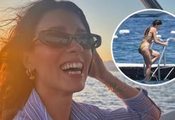 Buçe Buse Kahraman yaz sezonunu açtı! İskelede sevgilisiyle aşk yaşadı