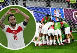 Hakan Çalhanoğlu ve Samet Akaydin'e olay benzetme! Avusturya'dan 6-1 göndermesi