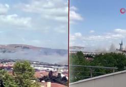 Silivri'de anız yangını! Yerleşim yerlerine yayıldı