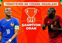 Fransa - Belçika maçı Tek Maç, Canlı Bahis, Canlı Sohbet, Şampiyon Oran seçenekleri ile Misli'de