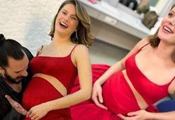 Burcu Biricik'ten karnı burnunda pozlar! 'Her gün dokuz doğuruyorum'