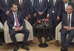 Çevre Bakanlığı'nda devir teslim töreni! Murat Kurum görevi devraldı