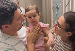 14 aylık bebek anne ve babasının sesini ilk kez duydu