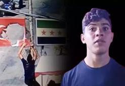 Türk bayrağına saldıran kişi yakalandı