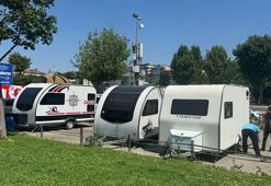 Yer: Maltepe Sahili! Tüm karavanlar belediye ekiplerince kaldırıldı