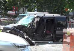 Otomobil ile hafif ticari araç çarpıştı: 2 yaralı