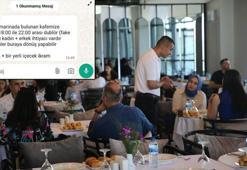 Restoranda pes dedirten yöntem: 4 saat otur, 1500 TL al!