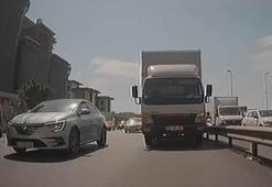 İstanbul'da tehlikeli anlar! Makas atma kazaları