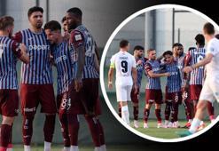 Trabzonspor'dan Zeleznicar'a karşı 3 gollü prova!