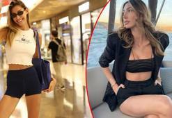 Şevval Şahin tatil alışverişinde