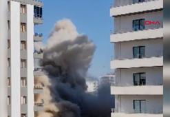 Diyarbakır’da 7 katlı bina, yıkım sırasında çöktü; çıkan toz trafiği aksattı