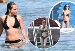 Ünlüler tatilde! Bodrum ve Çeşme'den renkli manzaralar