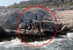 Film gibi olay! Düzensiz göçmenleri Rodos diye ıssız koya bırakıp gittiler