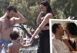 Azra Akın ve Atakan Koru'nun romantik anları! Günbatımının keyfini çıkardılar