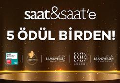 Saat&Saat yılın ilk yarısında 5 farklı ödülün sahibi oldu!