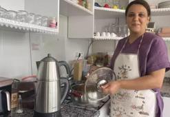 Depremzede esnafın konteynerine giren hırsız içli köfte yiyip, bulaşıkları yıkadı