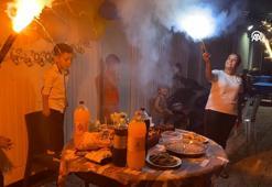 Konteyner kentte yaşayan kas hastası çocuğa doğum günü sürprizi