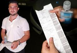 Ağız gargarası başına dert oldu: Ehliyetine 6 ay el konuldu