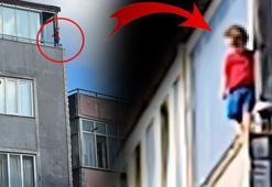 5. kattaki evin penceresinde kaydedildi: Herkes korkudan titredi