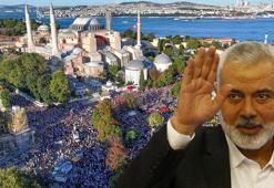 Haniye'nin son çağrısıydı! Ayasofya Meydanı'nda Filistin'e destek mitingi