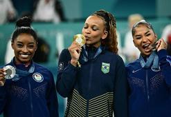 Rebeca Andrade'den Paris 2024'te altın madalya!