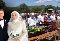 Düğün gecesi can veren gelin damat yan yana toprağa verildi