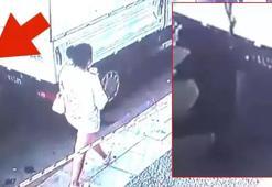 Şok görüntü! Mahkumdan sipariş aldı, cezaevi aracına uyuşturucuyu zulaladı