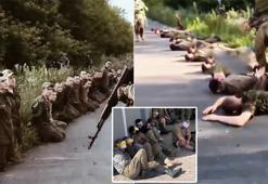 Rus askerler kendi topraklarında diz çöküp esir düştü