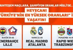 Muhteşem maçlara, Şampiyon Oranlar Misli’de… Heyecanı “Türkiye’nin En Yüksek Oranları” ile yaşayın!