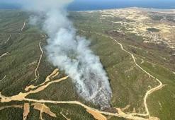 Çanakkale’de yangın! 57. Alay Şehitliği ile Conkbayırı ziyarete kapatıldı