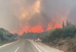 Çanakkale’deki orman yangını büyüyor! 57. Alay Şehitliği ile Conkbayırı ziyarete kapatıldı