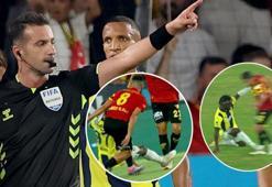 Göztepe-Fenerbahçe maçına tartışma yaratan kararlar! Saint Maximin'in hareketi kırmızı kart mı?