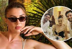 Burcu Özberk, Beril Pozam'ı yalnız bırakmadı! Siyah dekolteli elbisesiyle göz kamaştırdı
